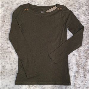 🆕J. Crew - Painter Tee (Olive Green) NWT